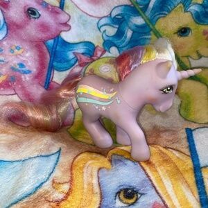 My Little Pony G1 1985 Rainbow Curl Unicorn Streaky Hasbro Vintage mlp htf